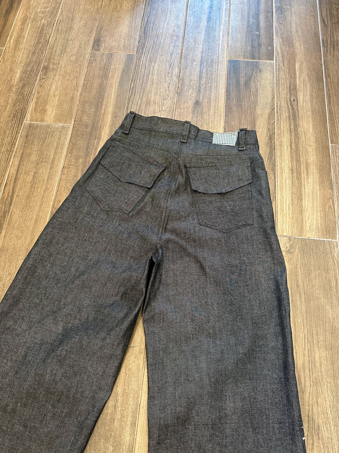 12 oz Selvedge Denim Black