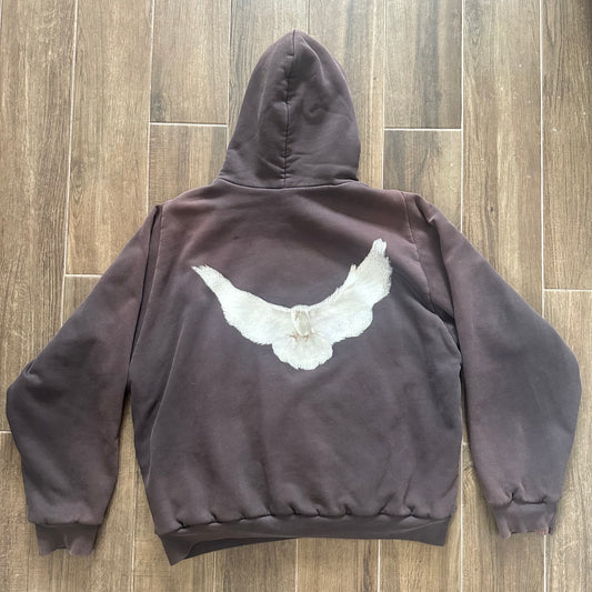 yeezy gap balenciaga shrunken hoodie