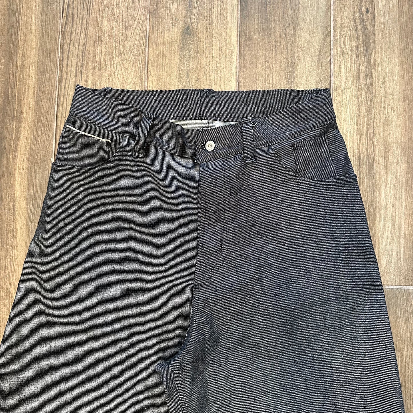 12 oz Selvedge Denim Black