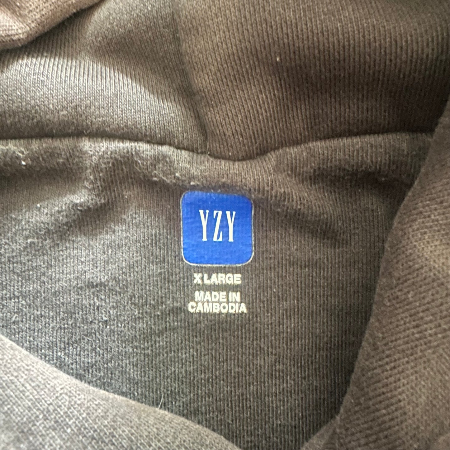 yeezy gap balenciaga shrunken hoodie